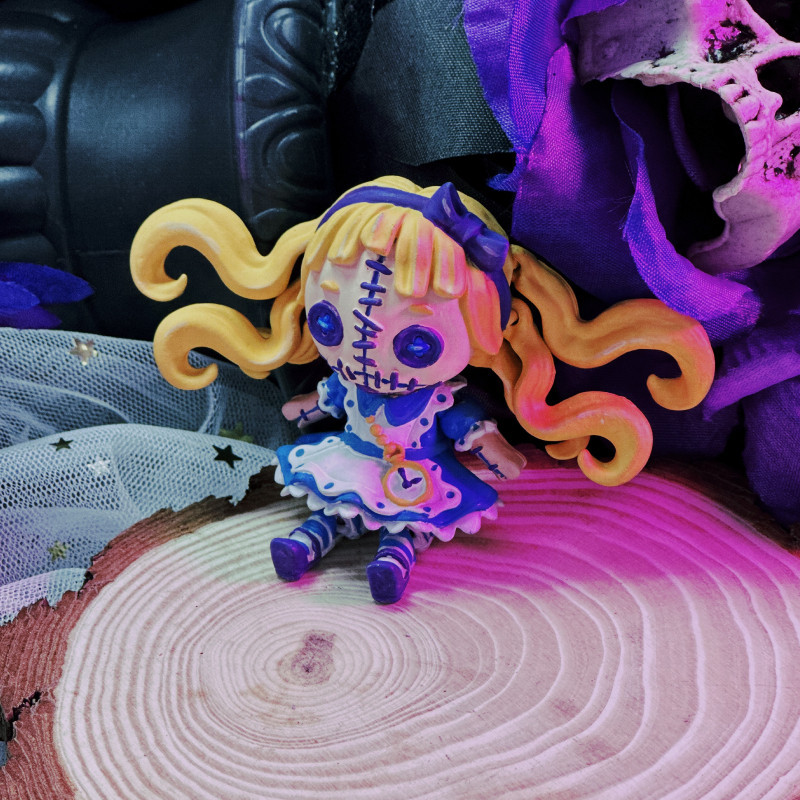 ALICIA EN EL PAÍS DE LAS MARAVILLAS - MUÑECA ARTICULADA