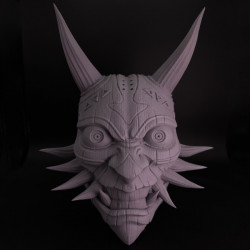 Mascara Hannya Japonesa inspirada en Zelda Majora's Mask