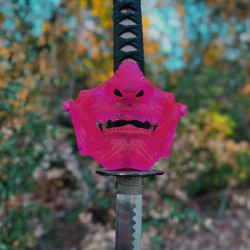 Mascara Hannya Japonesa ROSA, oni mask, mempo mask