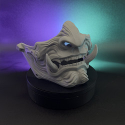 Mascara Hannya Japonesa SIN PINTAR, oni mask, mempo mask