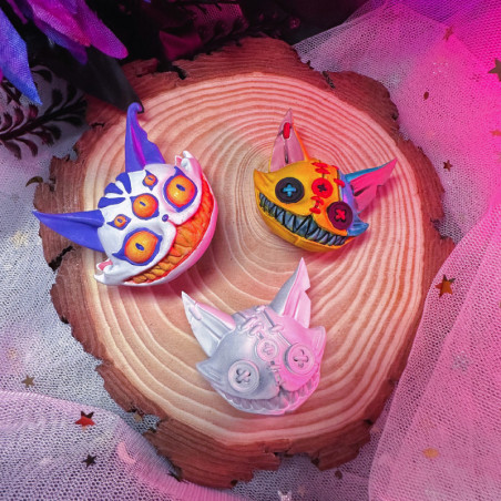 IMÁN GATO CHESHIRE/PELUCHE