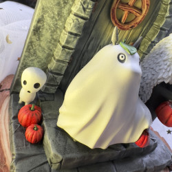 Figura Ghibli Totoro Sin Cara Halloween  Diorama