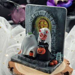 Figura Ghibli Totoro Sin Cara Halloween  Diorama
