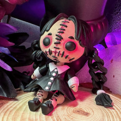 MIÉRCOLES (WEDNESDAY) ADDAMS - MUÑECA ARTICULADA